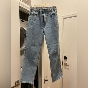 90s straight ultra high rise Jean